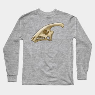 Paralophosaurus Skull Long Sleeve T-Shirt